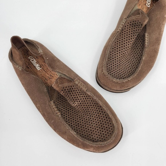 Olukai Mens Moloa Kohana Loafers Size 1 